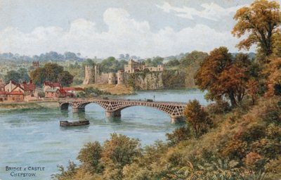 Bridge and Castle, Chepstow by Alfred Robert Quinton